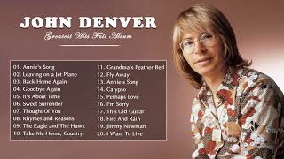 John Denver Greatest Hits Playlist - The Best Songs of John Denver - Best Folk & Country of All Time