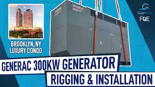 GenServe Dual Generac 300kw Install at a Luxury Condo Building in Brooklyn NY