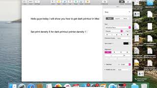 how to take dark print in macbook