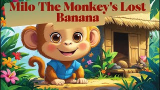 Milo the Monkey’s Lost Banana 🐵🍌 | Fun Kids Story & Jungle Adventure #cartoon #kidsstory