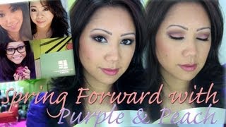 Spring Forward With Purple & Peach♡January Starlooks Tutorial