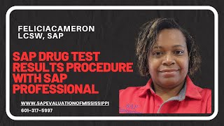 SAP Drug Test Results Procedure with SAP Professional