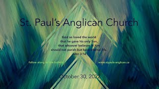 October 30, 2022 - Service Live Stream