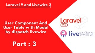 3. User Component And User Table with Modal by dispatch livewire
