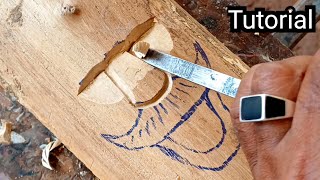 Face Wood Carving Tutorial for Beginners