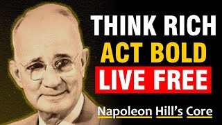 Think Rich, Act Bold, Live Free | Napoleon Hill Inspired Motivation