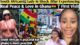 South African🇿🇦 Lady in Shock After Experiencing Real Peace & Love in Ghana🇬🇭 | First Visit #ghana 