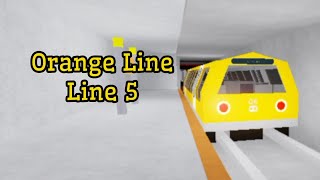Riding On The Line 5 To Greendale In Angulan Automatic Subway Transport