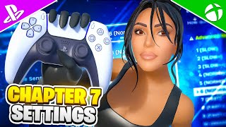 NEW BEST Controller Settings For Fortnite Chapter 7! (PS4/PS5/Xbox/PC)