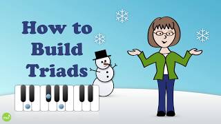 How to build major and minor triads