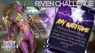 ANY Warframe - 3 headshots in a single aim glide with Dragon Key