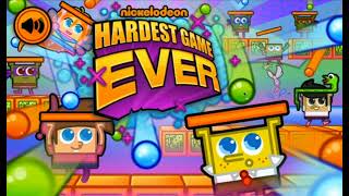 Nickelodeon Hardest game ever - Main Menu