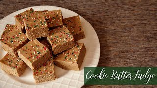 Easy, Holiday Dessert! |  Cookie Butter Fudge
