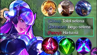 🟡 HOW TO PLAY AGAINEST TRASHTALKER IN YOUR TEAM | SELENA ONE HIT KILL BUILD