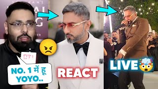 YO YO HONEY SINGH VS BADSHAH ‼️ YOYO REACT 🔥 HONEY SINGH LIVE PERFORMANCE 🤯 GLORY INTRO