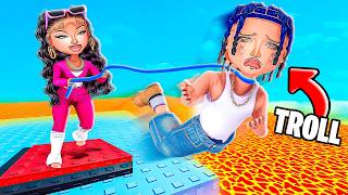 I Became A DOG In Troll Tower (Roblox)