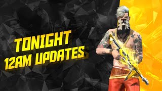 Tonight  12 AM update | Upcoming updates | Mr Jassu yt | Free Fire night updates in telugu