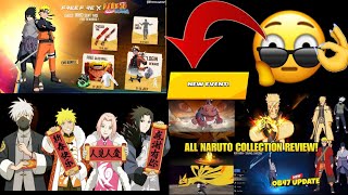 FREE FIRE x NARUTO Collaboration Free Rewards