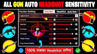 Free fire headshot sensitivity settings 2025 | headshot sensitivity setting free fire 2025 |