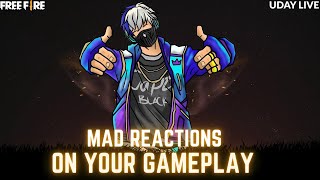 UDAY LIVE    , 1 VS 1 , 1 VS 2 , 1 VS 3   4 VS 4 MAD REACTONS ON YOUR GAMEPLAY #telugu