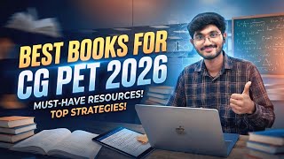 Best Books for CG PET 2026  | Complete Resource Guide & PYQs | VaibhavTalks🔥