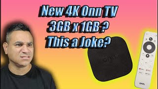 NEW 4K ONN TV with 3GB Storage ONLY This has to be a Joke