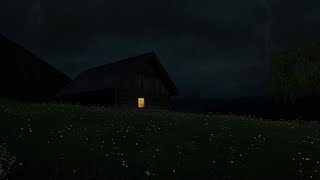 Eerie Thunderstorm Approaching your Home | Calm Before the Storm Ambience | Sleep, Study & Relax