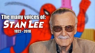 Many Voices and Cameos of Stan Lee (Animated / Voice-Over Tribute)