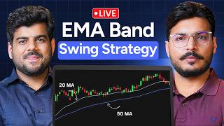 🔴 Live | EMA based high probability strategy with ENTRY & EXIT | Ft. Utkarsh and Manas