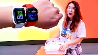 Excited Fans Unbox Apple Watch in the Apple Store!