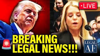 LIVE: Bondi EXCORIATED UNDER OATH on Epstein Files and MORE | Legal AF