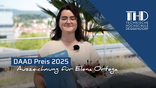 DAAD Preis 2025 – Auszeichnung für Elena Ortega | THD