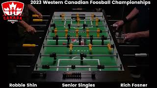 2023 WCFC - Senior Singles Final: Robbie Shin vs Rich Fosner