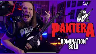 Pantera - "Domination" solo (Dimebag Darrell remembrance livestream)