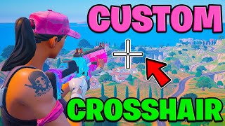 How To Get Custom Crosshair in Fortnite! 🎯 (Used By Pros)