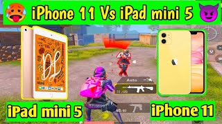 🥵 iPhone 11 Vs iPad mini 5 😈 | TDM Challenge By iPhone 11 Player   | Op Adarsh