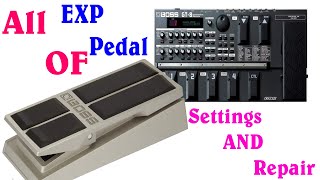 EXP Pedal ,All Settings,Repair and All Things