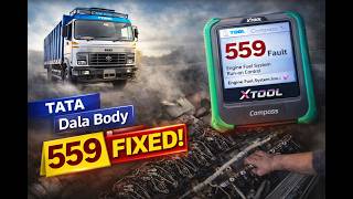 TATA Dala Body 559 Fault Code Fixed 😱 | Xtool Compass Se Complete Solution | Diesel Truck Repair