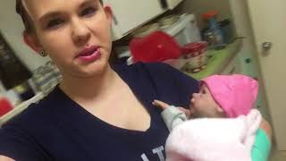Day in the life with newborn baby Eyelah!