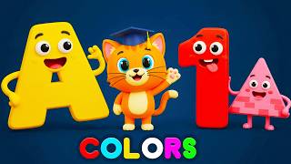 Phonics Song ABC & Numbers Song | Preschool Learning for Toddlers