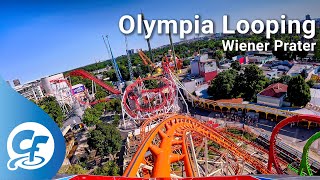 Olympia Looping front seat on-ride 4K POV Wiener Prater
