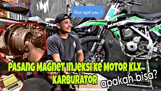 PEMASANGAN MAGNET SE BRT TCI IMAX 3 SUPER PRO di KLX KOMPETENSI GRASSTRACK ‼️