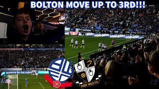 BOLTON SMASH PORT VALE 4-0 IN A COIZIER-DUBERRY MASTERCLASS 2 GOALS 2 ASSISTS !!! BWFC V PVFC