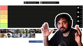SomeOrdinaryGamers - Muta's Game Franchises Tierlists (w/ chat)