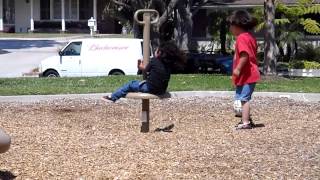 random kid faceplants