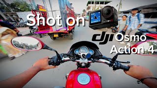 Pure sound home town motovlog | Shot on DJI osmo action 4 |