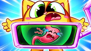 Eat Healthy! 🍏🍗 Where Does My Food Go Song | Funny Kids Songs by Baby Zoo TV