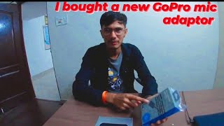 I bought a new GoPro mic adaptor. pro 3.5mm mic adaptor