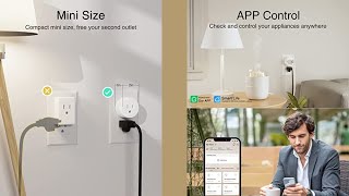 GHome Smart | Mini Smart Plug - Wi-Fi Outlet Socket Works with Alexa and Google Home