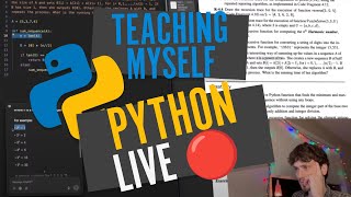 Teaching Myself Python LIVE 🔴 | CS50X Final Project - Small Business Manager | 03-30-2025